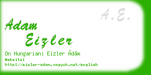 adam eizler business card